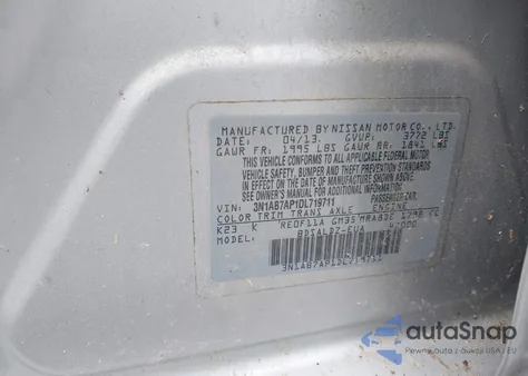 2013 Nissan Sentra Sv z USA, uszkodzony, nr VIN 3N1AB7AP1DL719711